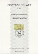 1984-01-12 Germany Gregor Mendel Stamp FDC (71274)