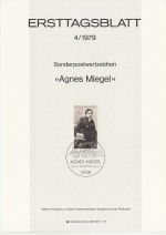 1979-02-14 Germany Agnes Miegel Stamp FDC (71303)