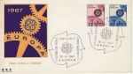 1967-04-10 Italy Europa Stamps FDC (71393)