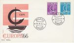 1966-09-26 Italy Europa Stamps FDC (71397)