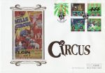 2002-04-09 Circus Stamps Circus Road FDC (71474)
