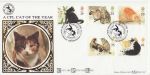 1995-01-17 Cats Stamps Mabel Jenkins Shelter FDC (72798)