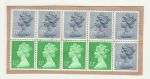 1986-01-14 £1.50 Booklet Stamps Used on Piece (72977)