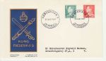 1961-08-25 Denmark King Frederik IX Stamps FDC (73084)