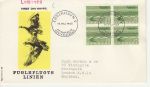 1963-05-14 Denmark Bird Flight Line Stamps FDC (73096)