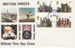1978-03-01 Historic Buildings Forces FPO 92 cds FDC (73210)