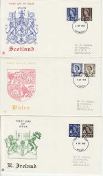 1968-09-04 Regional Definitive Stamps x6 FDC (73282)