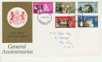1970-04-01 Anniversaries Stamps London FDI (73326)