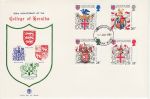 1984-01-17 Heraldry Stamps Aylesbury FDC (73424)