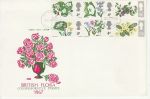 1967-04-24 British Flowers Stamps Southampton FDC (73440)