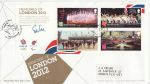 2012-09-27 Memories of London 2012 M/S London E20 FDC (73801)