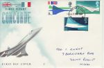 1969-03-03 Concorde Stamps Harrow FDC (73831)