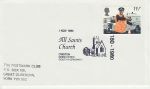1980-11-01 All Saints Church Owston Postmark (74037)