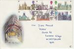 1969-05-28 Cathedrals Stamps Great Yarmouth cds FDC (74153)