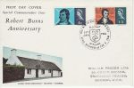 1966-01-25 Robert Burns Phos Stamps Alloway FDC (74288)