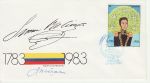 1983 Colombia Simon Bolivar Stamp FDC (74484)