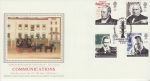 1995-09-05 Communications Stamps London Silk FDC (74580)