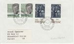 Faroe Islands Stamps Used on Envelope to UK (74834)