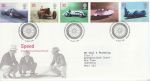 1998-09-29 Speed Records Stamps Pendine FDC (75024)