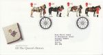1997-07-08 Queens Horses Stamps Windsor FDC (75034)