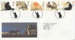 1995-01-17 Cats Stamps Bureau FDC (75062)