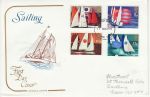 1975-06-11 Sailing Yacht Stamps Cotswold Ilford FDC (75350)