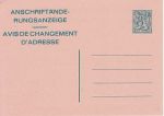 Belgium Postal Stationery Change of Address Card (75665)