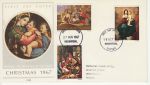 1967-10-18 Christmas Stamp Doubled on 27th FDC (75687)