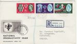 1962-11-14 Productivity Year Stamps Portland St cds FDC (75803)