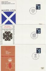 1974-11-06 Regional Definitive Stamps x3 SHS FDC (76083)