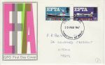 1967-02-20 EFTA Stamps Phos London EC FDC (76360)