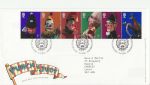 2001-09-04 Punch and Judy Stamps T/House FDC (70170)