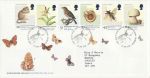 1998-01-20 Endangered Species Stamps Bureau FDC (70230)