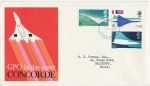 1969-03-03 Concorde Stamps Filton FDC (70525)