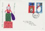 1966-12-01 Christmas Stamps Bureau FDC (70574)