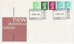 1975-12-03 Definitive Coil Stamps Windsor FDC (70802)