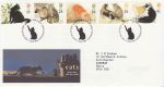 1995-01-17 Cats Stamps Bureau FDC (70856)
