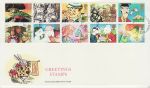 1993-02-02 Greetings Stamps Fareham FDC (70914)
