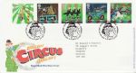 2002-04-09 Circus Stamps T/House FDC (71022)