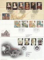 1997 Bulk Buy x8 First Day Covers with Bureau Pmks (71121)