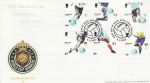 2006-06-06 World Cup Football Stamps Balls Park FDC (71807)