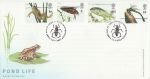 2001-07-10 Pond Life Stamps Oundle FDC (71860)