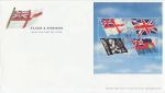 2001-10-22 Flags & Ensigns Stamps M/S Rosyth FDC (71865)