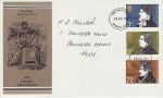 1971-07-28 Literary Anniversaries Stamps Brighton FDC (71949)