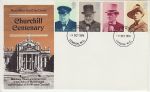 1974-10-09 Churchill Stamps London FDC (71993)