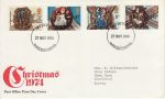 1974-11-27 Christmas Stamps Windsor FDC (71997)
