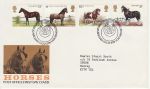 1978-07-05 Horses Stamps Bureau FDC (72053)