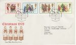 1978-11-22 Christmas Stamps Bureau FDC (72056)