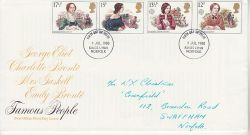 1980-07-09 Authoresses Stamps Kings Lynn FDC (76689)