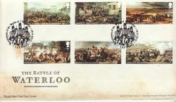 2015-06-18 Battle of Waterloo Stamps London FDC (76728)